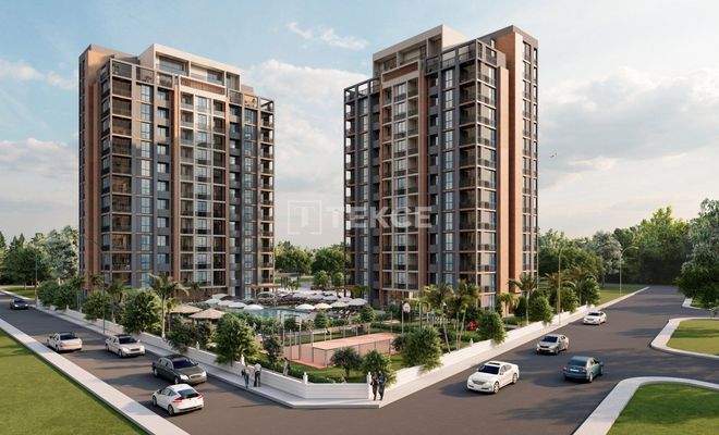 Apartments for Sale in Advantageous Location in Mersin Mezitli