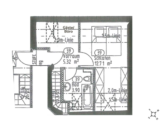 Grundriss Etage 5