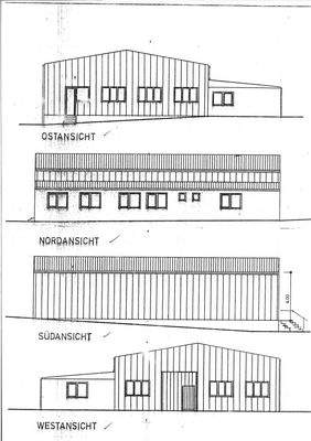 Halle Seitenansichten