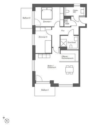 1. Obergeschoss, Wohnung Nr. 05