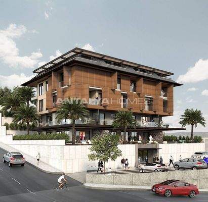 Advantageously Located Apartments in a Complex in Alanya