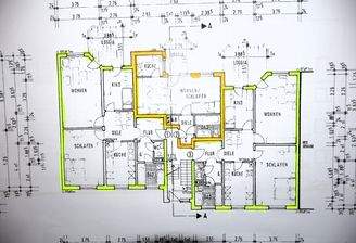 Grundrissplan der Wohnungen