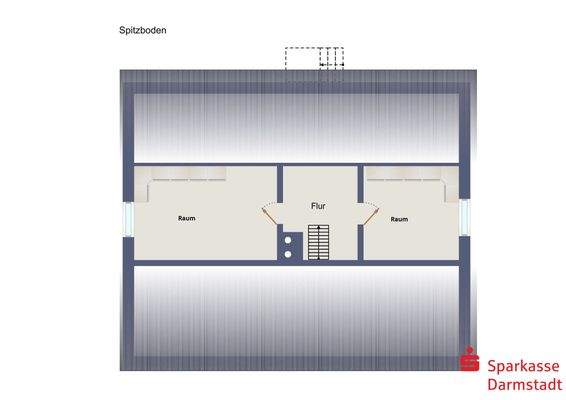 Grundriss Spitzboden