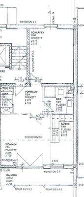 Grundriss 2 Zimmer Wohnung