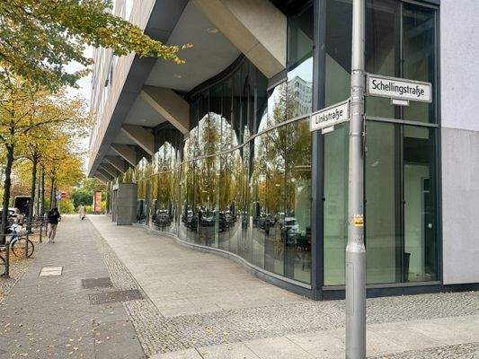 Eckansicht Gewerbefläche