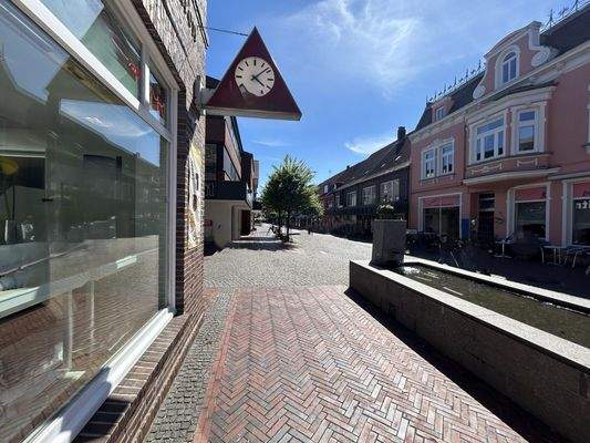 Blick südliche Fußgängerzone