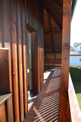 Schmaler Balkon Gästezimmer 