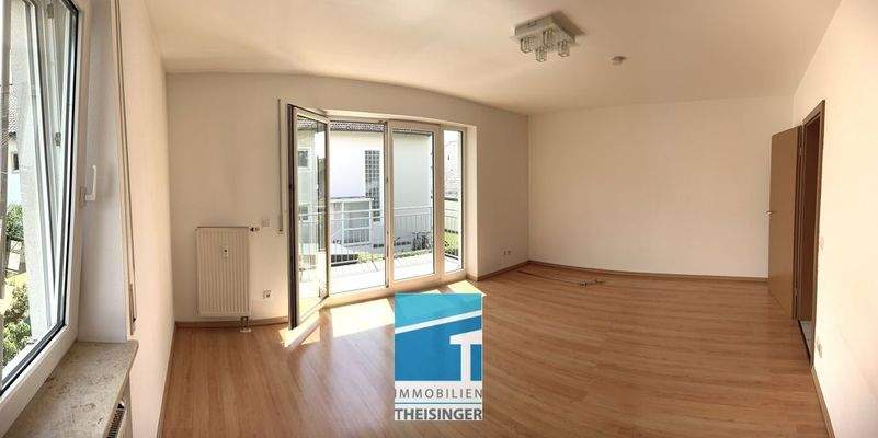 Wohnen mit Ausgang auf den Balkon