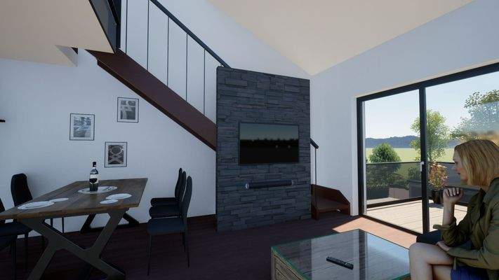 Visualisierung Wohn-/Essbereich