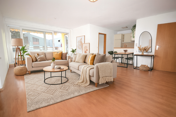 Wohnzimmer visualisiert