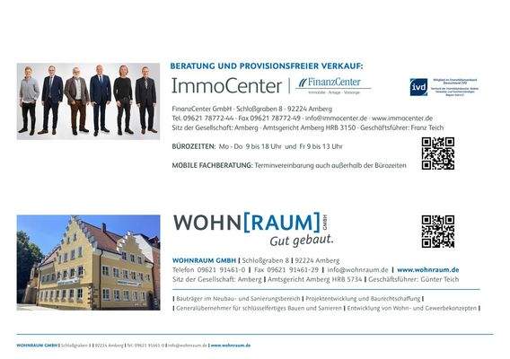 Anprechpartner Immobilie und Finanzierung