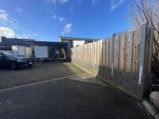 Zaunanlage_Doppelcarport