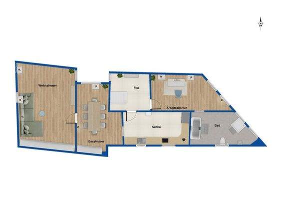 Grundriss Obergeschoss