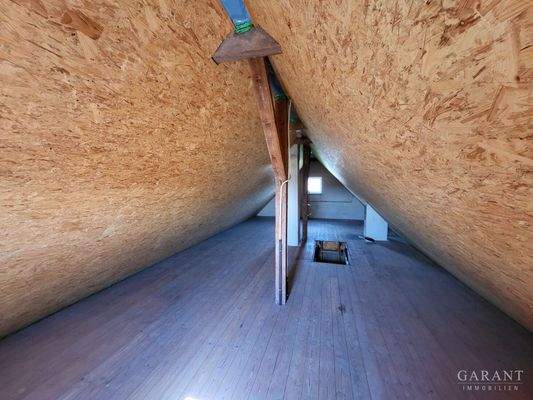 Dachboden Richtung Westen