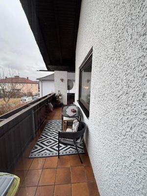 Süd-West Balkon im 1. Stock