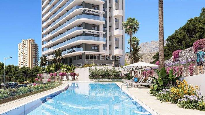 Apartments in an All-Inclusive Complex Near Beach in Benidorm