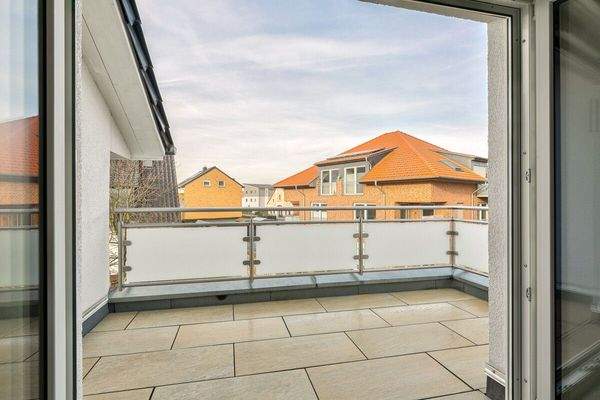 Balkonblick von Zimmer 2 im DG