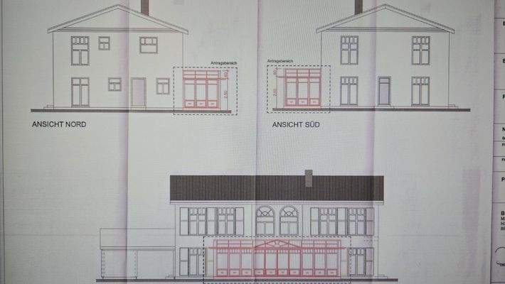 Wintergarten, genehmigt