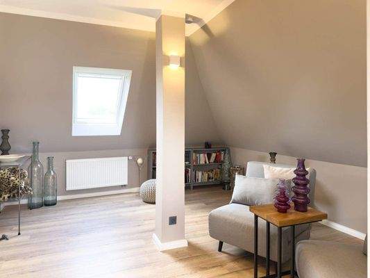 Wohnbereich im Dachgeschoss