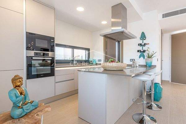 ...offener Küche...