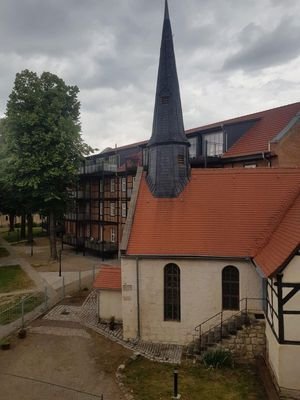 Blick auf das Gebäude