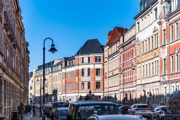 Straßenzug in Pieschen