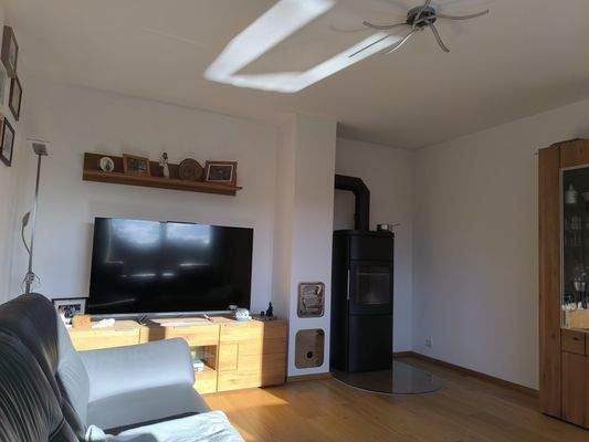Wohnzimmer mit Schwedenofen
