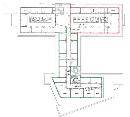 Grundriss 4. OG 803 m²