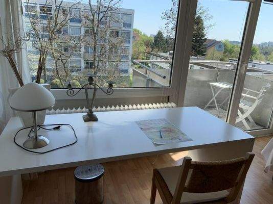 Blick vom Arbeitsbereich