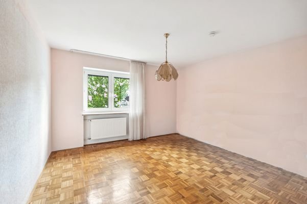 Das ruhig gelegene Schlafzimmer