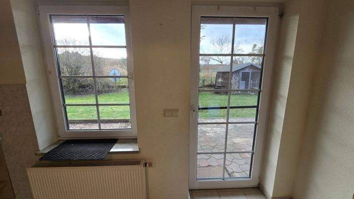 Küche Zugang Terrasse