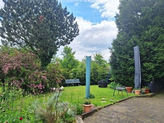 abgeschirmter Gartenbereich