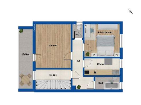 Grundriss - Obergeschoss