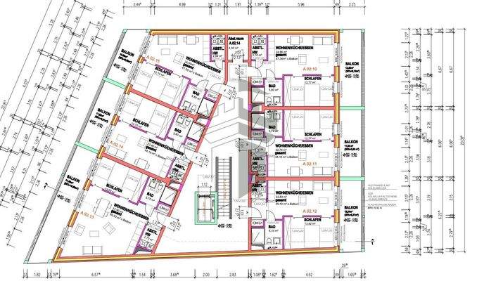 Grundriss 2. Obergeschoss