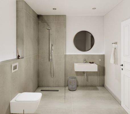 Visualisierung Badezimmer WE 92 Baufeld XIII 