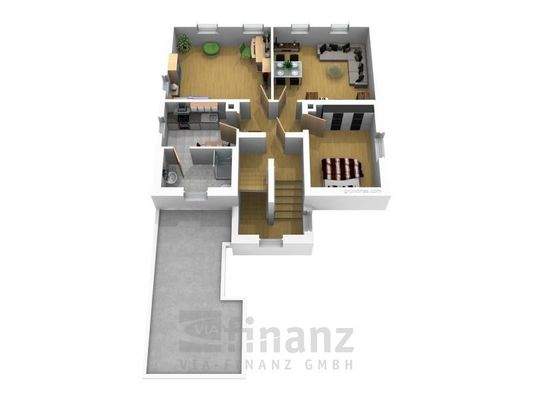 Grundriss 1 Obergeschoss