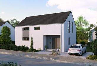 Ansicht Eingang Satteldach