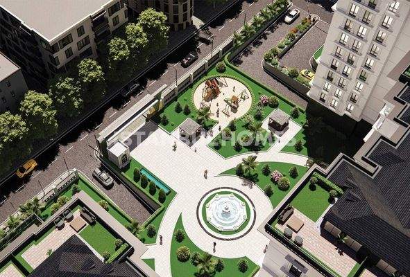 Modern Properties in a Complex with Pool in Istanbul Eyupsultan