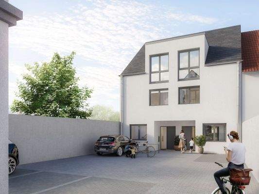 Doppelhaus Visualisierung