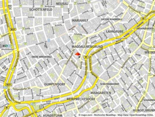 Geolyzer Kartenausschnitt