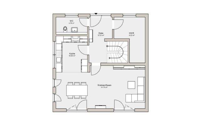 Grundriss Erdgeschoss