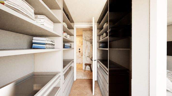 Großer Ankleidebereich