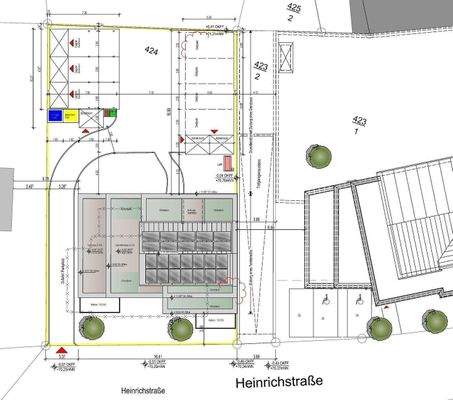 Lageplan Heinrichstraße 3