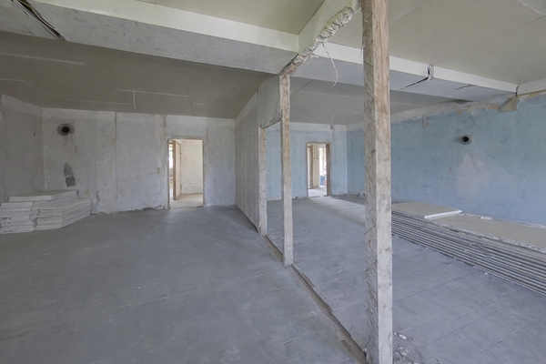 Wohn- und Essbereich der Wohneinheit 2 im Obergeschoss