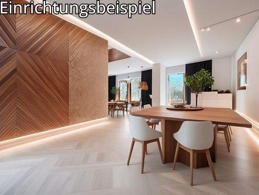 Weiteres Zimmer Erdgeschoss mit KI visualisert