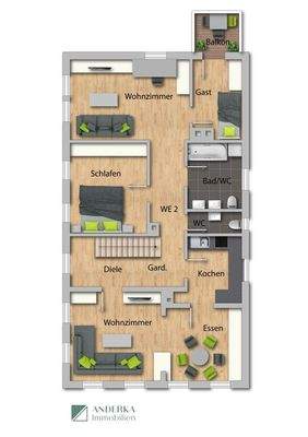 WE 2 Obergeschoss