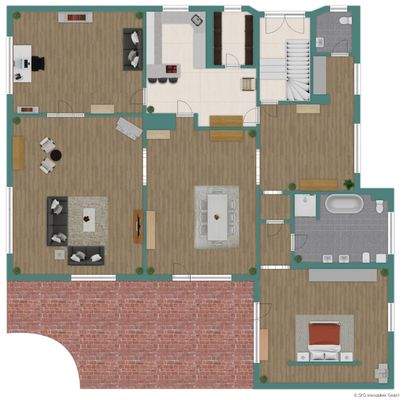 Grundriss Skizze Erdgeschoss