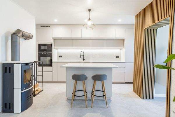 Küche digital möbliert