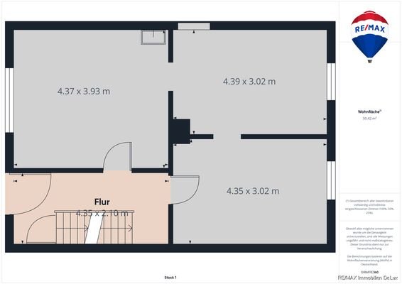 Remax Immobilien DeLux Wadern / Bardenbach Grundriss Obergeschoss