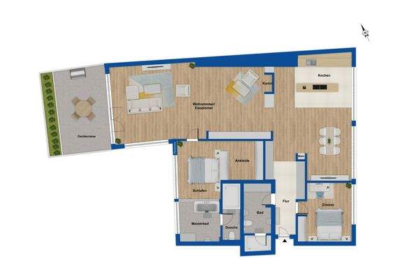 Grundriss 5. Obergeschoss